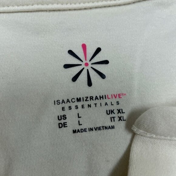 Isaac Mizrahi Live Essentials Button Front Cardigan L *flaw* a0563 - Picture 2 of 8